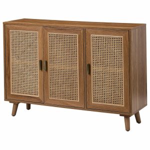 Accent Chests & Cabinets |   3-Door Accent Cabinet, Walnut Accent Chests & Cabinets Accent Chests & Cabinets