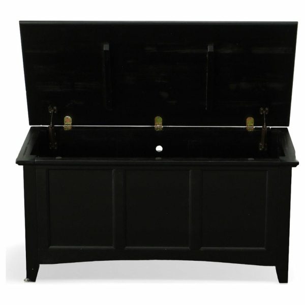 Accent Chests & Cabinets |   Aura Storage Chest, Antique Black Accent Chests & Cabinets Accent Chests & Cabinets