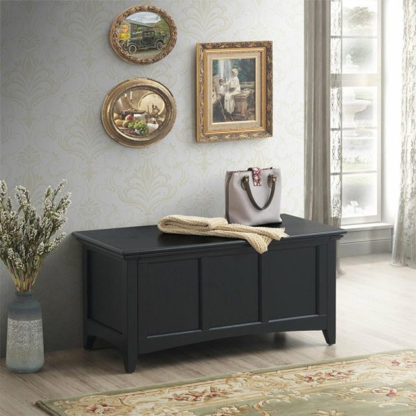 Accent Chests & Cabinets |   Aura Storage Chest, Antique Black Accent Chests & Cabinets Accent Chests & Cabinets