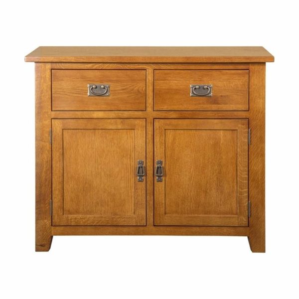 Accent Chests & Cabinets |   Crafters And Weavers Arts And Crafts 2-Drawer Solid Wood Cabinet In Cherry Accent Chests & Cabinets Accent Chests & Cabinets