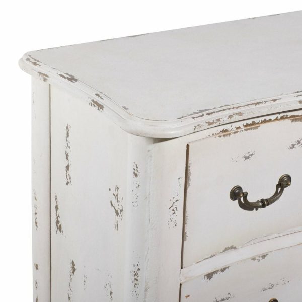 Accent Chests & Cabinets |   Cream Wood Vintage Chest, 35″X42″X16″ Accent Chests & Cabinets Accent Chests & Cabinets