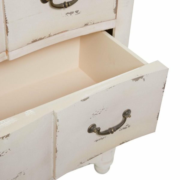 Accent Chests & Cabinets |   Cream Wood Vintage Chest, 35″X42″X16″ Accent Chests & Cabinets Accent Chests & Cabinets