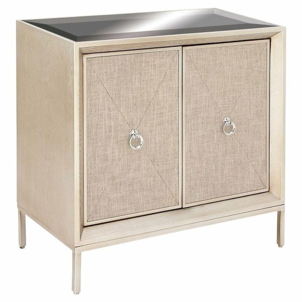 Accent Chests & Cabinets |   Glam Beige Wooden Cabinet 39851 Accent Chests & Cabinets Accent Chests & Cabinets