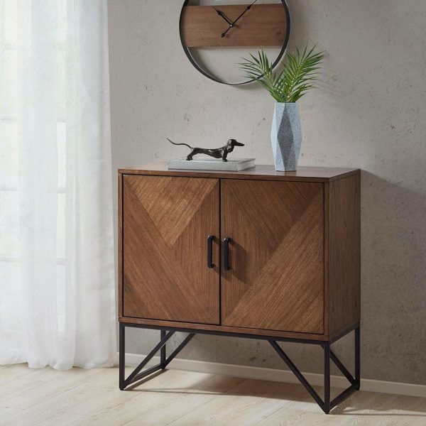 Accent Chests & Cabinets |   Ink+Ivy Krista Mid-Century Accent Cabinet Storage Chest, Brown Accent Chests & Cabinets Accent Chests & Cabinets