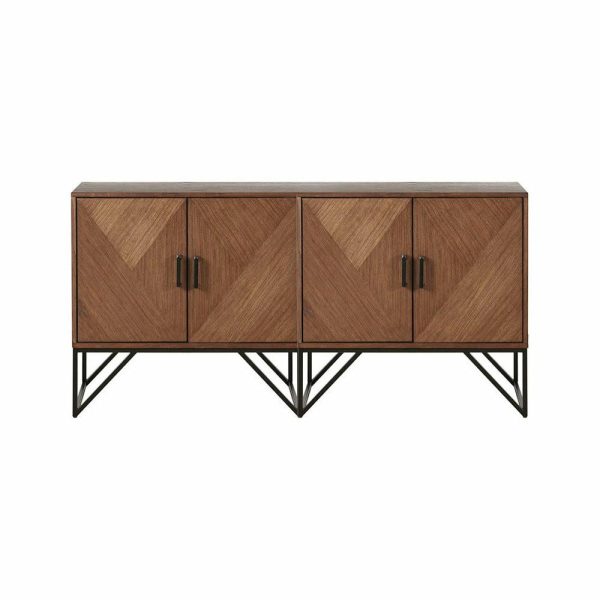 Accent Chests & Cabinets |   Ink+Ivy Krista Mid-Century Accent Cabinet Storage Chest, Brown Accent Chests & Cabinets Accent Chests & Cabinets