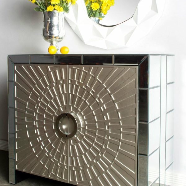 Accent Chests & Cabinets |   La Croisette Mirrored Cabinet Accent Chests & Cabinets Accent Chests & Cabinets