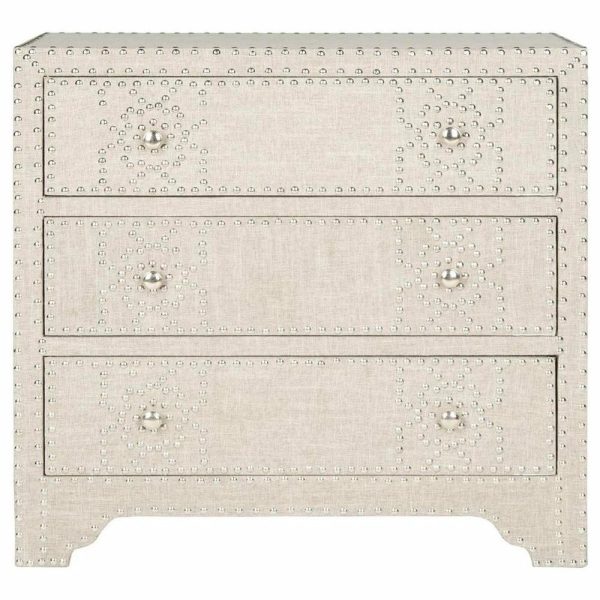 Accent Chests & Cabinets |   Safavieh Gordy 3 Drawer Chest, Grey Accent Chests & Cabinets Accent Chests & Cabinets