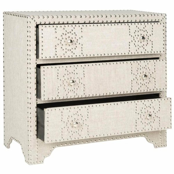 Accent Chests & Cabinets |   Safavieh Gordy 3 Drawer Chest, Grey Accent Chests & Cabinets Accent Chests & Cabinets