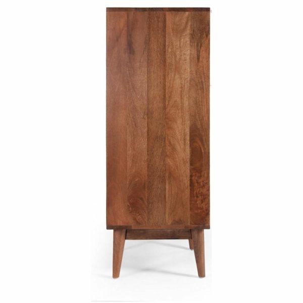 Accent Chests & Cabinets |   Senoia Rabun Handcrafted Mid-Century Modern Mango Wood 3 Drawer Chest, Light Oak Accent Chests & Cabinets Accent Chests & Cabinets