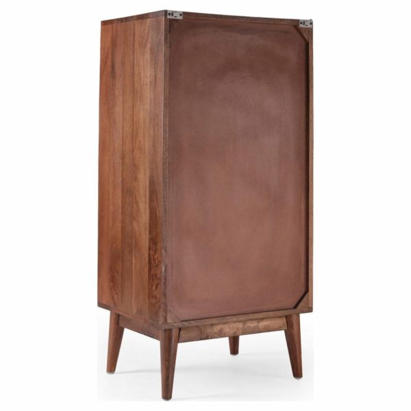 Accent Chests & Cabinets |   Senoia Rabun Handcrafted Mid-Century Modern Mango Wood 3 Drawer Chest, Light Oak Accent Chests & Cabinets Accent Chests & Cabinets