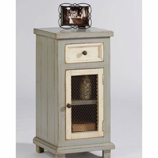 Accent Chests & Cabinets |   Stella Small Chairside Cabinet, Gray Accent Chests & Cabinets Accent Chests & Cabinets