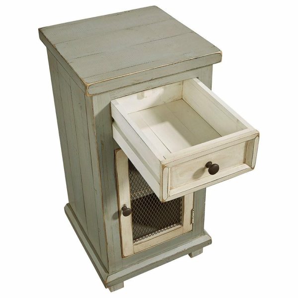 Accent Chests & Cabinets |   Stella Small Chairside Cabinet, Gray Accent Chests & Cabinets Accent Chests & Cabinets