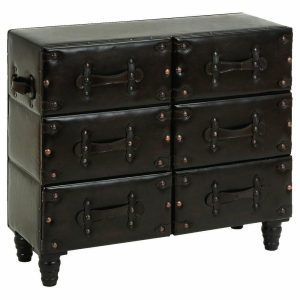 Accent Chests & Cabinets |   Traditional Black Wood Chest 66865 Accent Chests & Cabinets Accent Chests & Cabinets