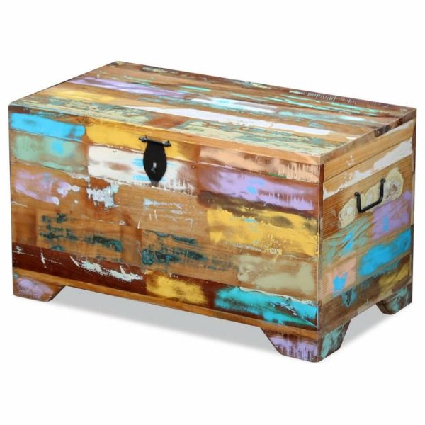 Accent Chests & Cabinets |   Vidaxl Storage Chest Solid Reclaimed Wood Box Entryway Trunk Hallway Bench Accent Chests & Cabinets Accent Chests & Cabinets