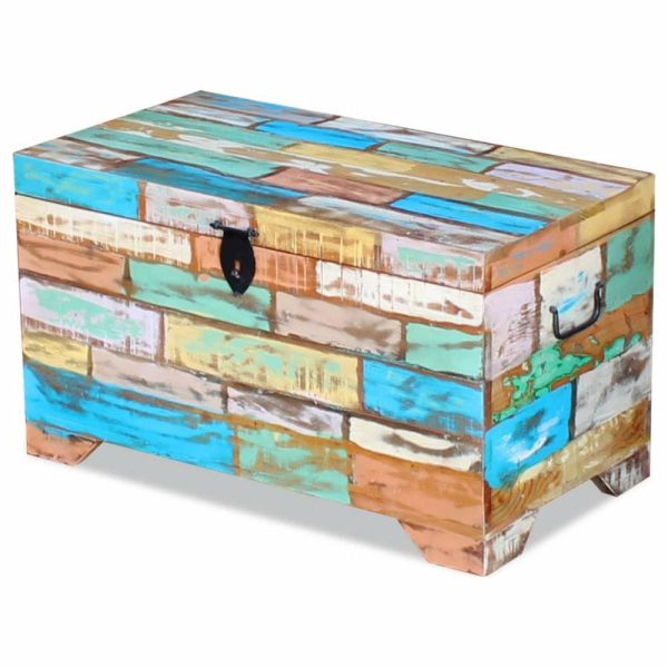 Accent Chests & Cabinets |   Vidaxl Storage Chest Solid Reclaimed Wood Box Entryway Trunk Hallway Bench Accent Chests & Cabinets Accent Chests & Cabinets