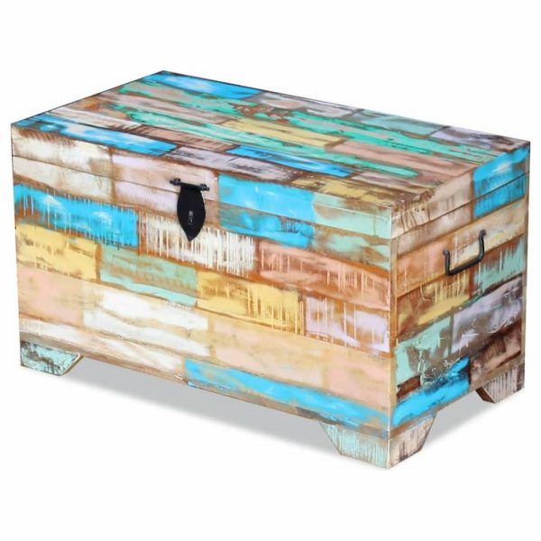 Accent Chests & Cabinets |   Vidaxl Storage Chest Solid Reclaimed Wood Box Entryway Trunk Hallway Bench Accent Chests & Cabinets Accent Chests & Cabinets