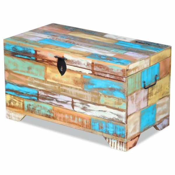 Accent Chests & Cabinets |   Vidaxl Storage Chest Solid Reclaimed Wood Box Entryway Trunk Hallway Bench Accent Chests & Cabinets Accent Chests & Cabinets