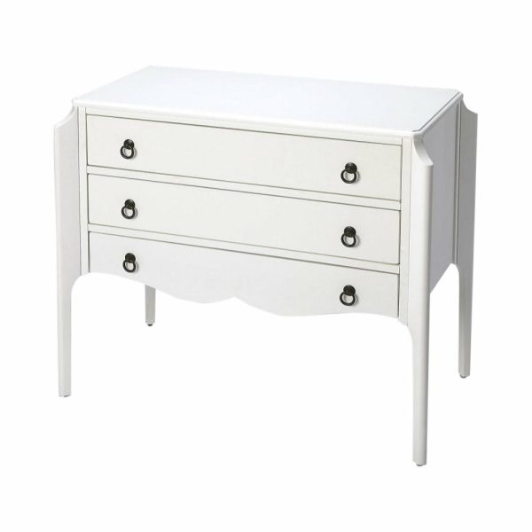 Accent Chests & Cabinets |   Wilshire Glossy White Accent Chest Accent Chests & Cabinets Accent Chests & Cabinets