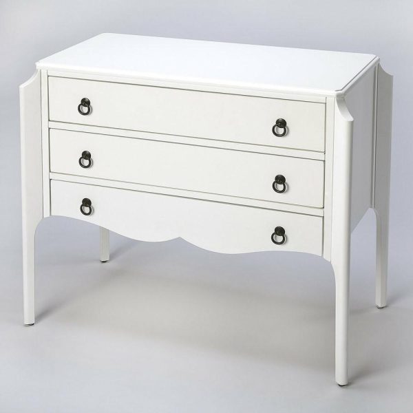 Accent Chests & Cabinets |   Wilshire Glossy White Accent Chest Accent Chests & Cabinets Accent Chests & Cabinets