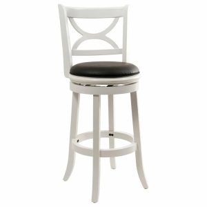 Bar Stools & Counter Stools |   29″ Florence Swivel Stool, Distressed White Bar Stools & Counter Stools Bar Stools & Counter Stools