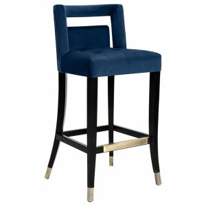 Bar Stools & Counter Stools |   Hart Navy Velvet Counter Stool Bar Stools & Counter Stools Bar Stools & Counter Stools