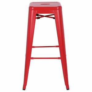 Bar Stools & Counter Stools |   Highland Commercial Grade Barstool,  Frosted Red (Set Of 4) Bar Stools & Counter Stools Bar Stools & Counter Stools