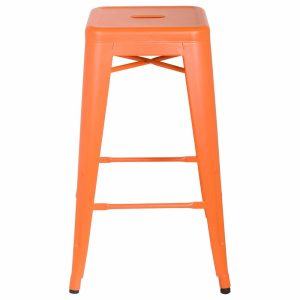 Bar Stools & Counter Stools |   Highland Commercial Grade Barstool, Frosted Orange (Set Of 4) Bar Stools & Counter Stools Bar Stools & Counter Stools