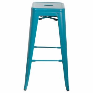 Bar Stools & Counter Stools |   Highland Commercial Grade Barstool, Frosted Teal (Set Of 4) Bar Stools & Counter Stools Bar Stools & Counter Stools