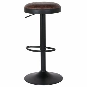 Bar Stools & Counter Stools |   Juno Gaslift Bar Stool, Vintage Coffee Brown Bar Stools & Counter Stools Bar Stools & Counter Stools