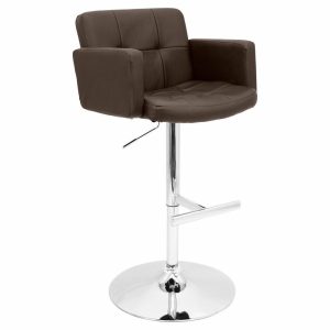 Bar Stools & Counter Stools |   Lumisource Stout Bar Stool, Brown Bar Stools & Counter Stools Bar Stools & Counter Stools