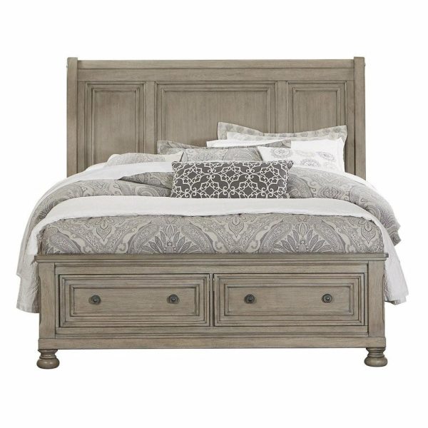 Bedroom Sets |   5-Piece Bradway Cal King Storage Bed, Dresser, Mirror, 2 Nightstand Natural Bedroom Bedroom Sets