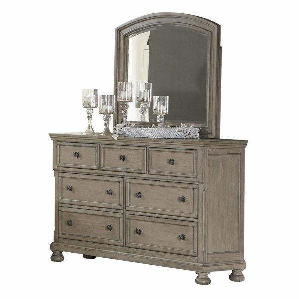 Bedroom Sets |   5-Piece Bradway Cal King Storage Bed, Dresser, Mirror, 2 Nightstand Natural Bedroom Bedroom Sets