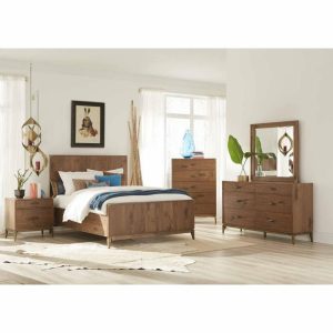 Bedroom Sets |   Alistair Mid-Century Walnut Bedroom Set Bedroom Bedroom Sets