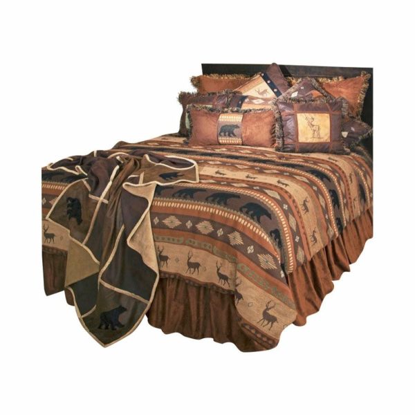 Bedroom Sets |   Autumn Trails Rustic Wildlife Comforter Bedding Set, Queen Bedroom Bedroom Sets