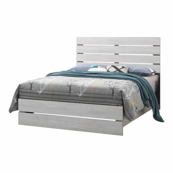 Bedroom Sets |   Coaster Brantford 4-Piece Queen Panel Wood Bedroom Set In Coastal White Bedroom Bedroom Sets