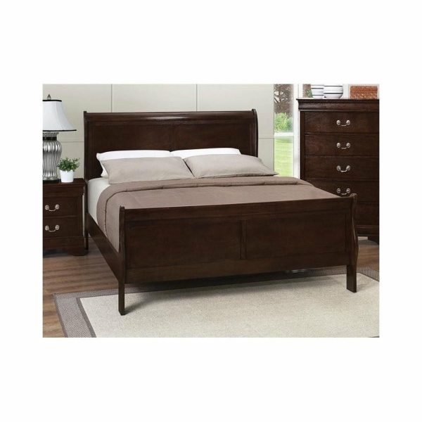 Bedroom Sets |   Coaster Louis Philippe 2Pc Set With Full Bed And 2 Nightstands In Brown Bedroom Bedroom Sets