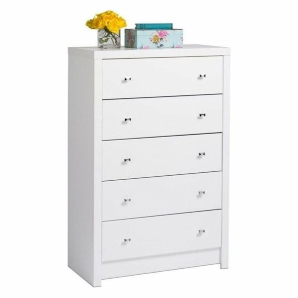 Bedroom Sets |   Home Square 4-Piece Set With 2 Nightstands 5-Drawer Chest & 6-Drawer Dresser Bedroom Bedroom Sets