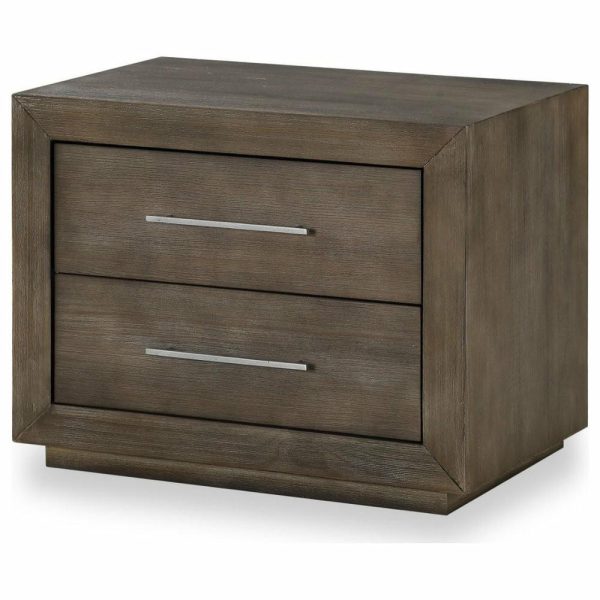 Bedroom Sets |   Modus Melbourne 5 Pc Cal King Panel Bedroom Set W 2 Nightstand In Dark Pine Bedroom Bedroom Sets