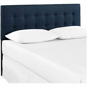 Bedroom Sets |   Modway Bedroom Emily Full Fabric Headboard, Navy Bedroom Bedroom Sets