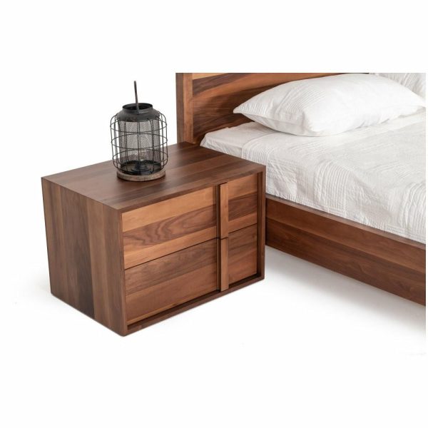 Bedroom Sets |   Nova Domus Berlin Modern Walnut Bedroom Set, Eastern King Bedroom Bedroom Sets