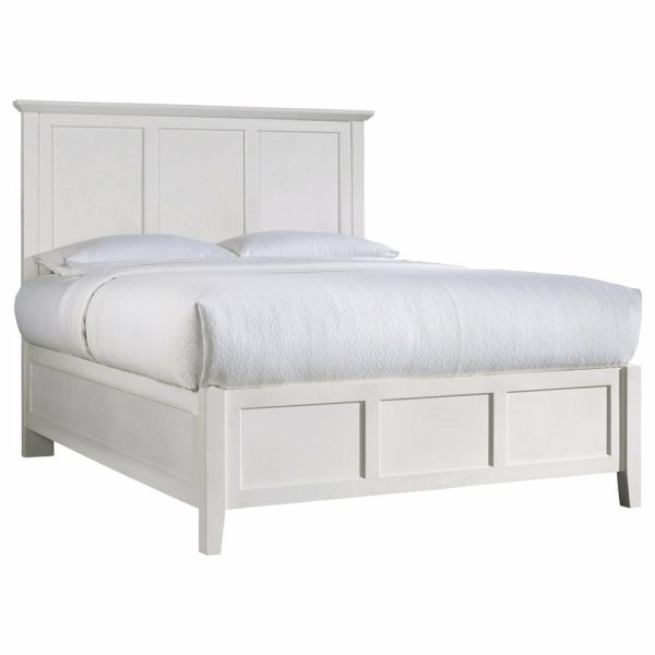 Bedroom Sets |   Pantego 6Pc E King Bed, 2 Nightstand, Dresser, Mirror, Chest In White Bedroom Bedroom Sets