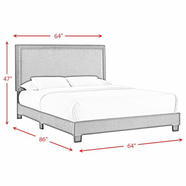 Bedroom Sets |   Picket House Furnishings Emery Upholstered Queen Bed With 2 Nightstands In Green Bedroom Bedroom Sets