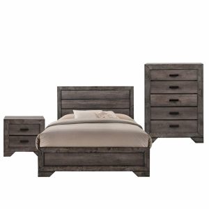 Bedroom Sets |   Picket House Grayson Youth Panel 3Pc Bedroom Set, Full Bedroom Bedroom Sets