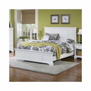 Beds |   Homestyles Naples Wood Queen Bed In Off White Bedroom Beds