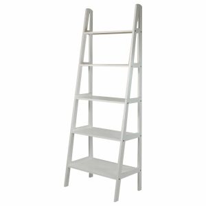 Bookcases |   5-Shelf Ladder Bookcase, White Bookcases Bookcases