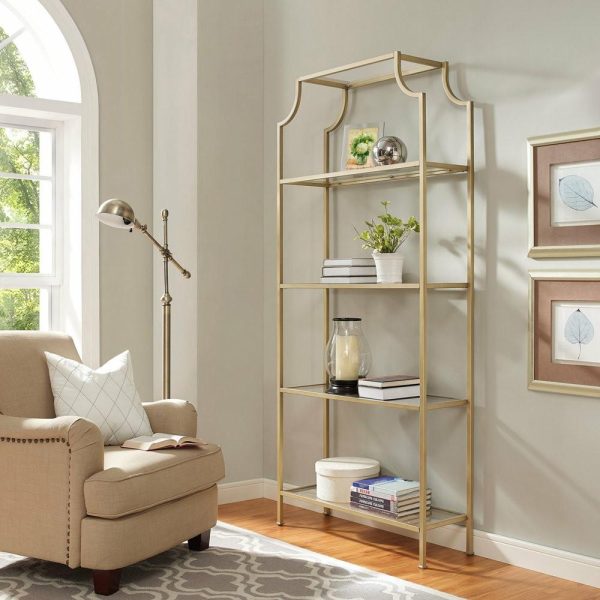 Bookcases |   Aimee Glass Etagere Bookcases Bookcases