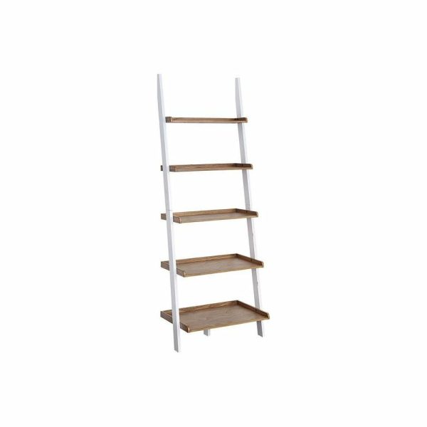 Bookcases |   American Heritage Bookshelf Ladder With Five Tiers In Caramel Wood Finish Bookcases Bookcases