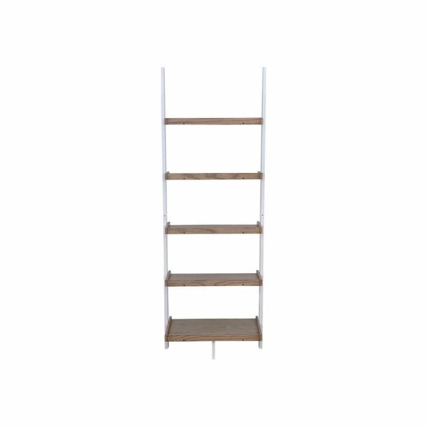 Bookcases |   American Heritage Bookshelf Ladder With Five Tiers In Caramel Wood Finish Bookcases Bookcases