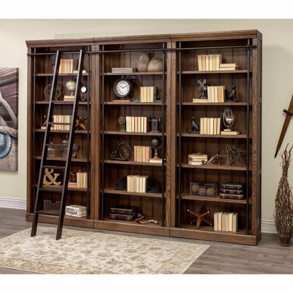 Bookcases |   Avondale 8′ Tall Wood Bookcase Storage Organizer Bookcases Bookcases