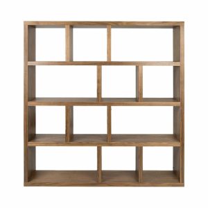 Bookcases |   Berlin 4 Levels Bookcase, 150 Cm., Walnut Bookcases Bookcases